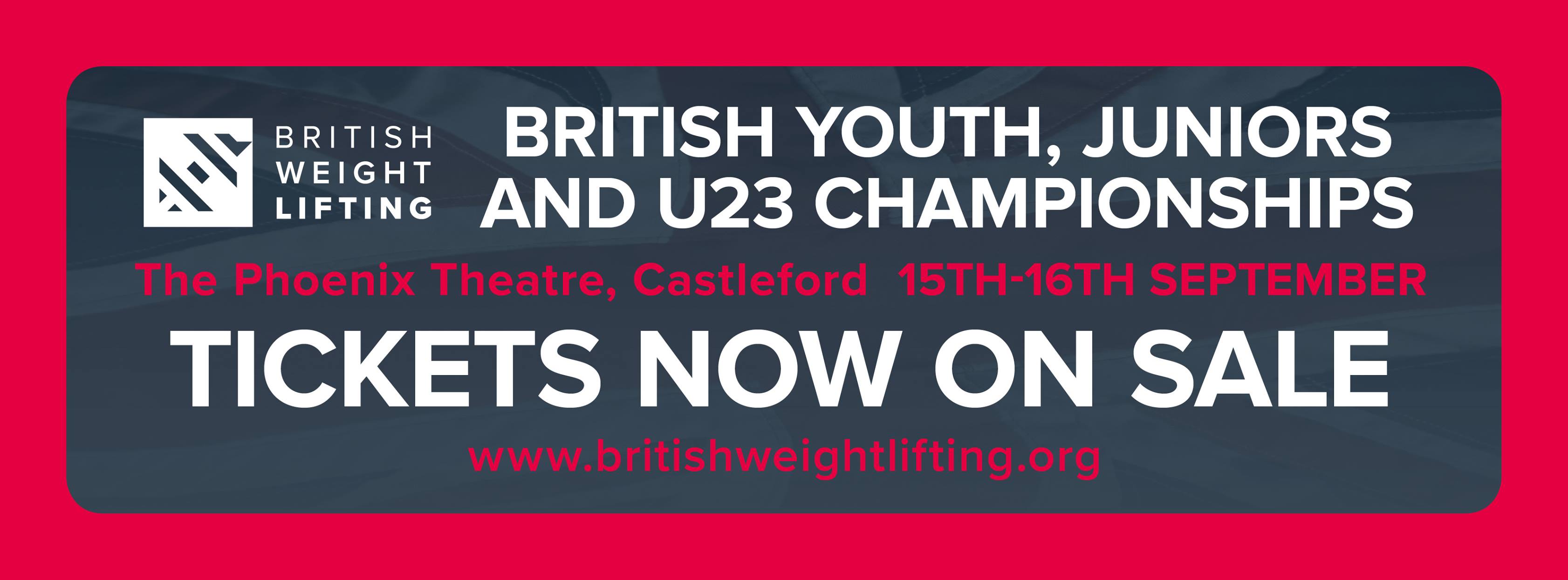 British  Juniors, Youths and U23 Championships Schedule 2018 