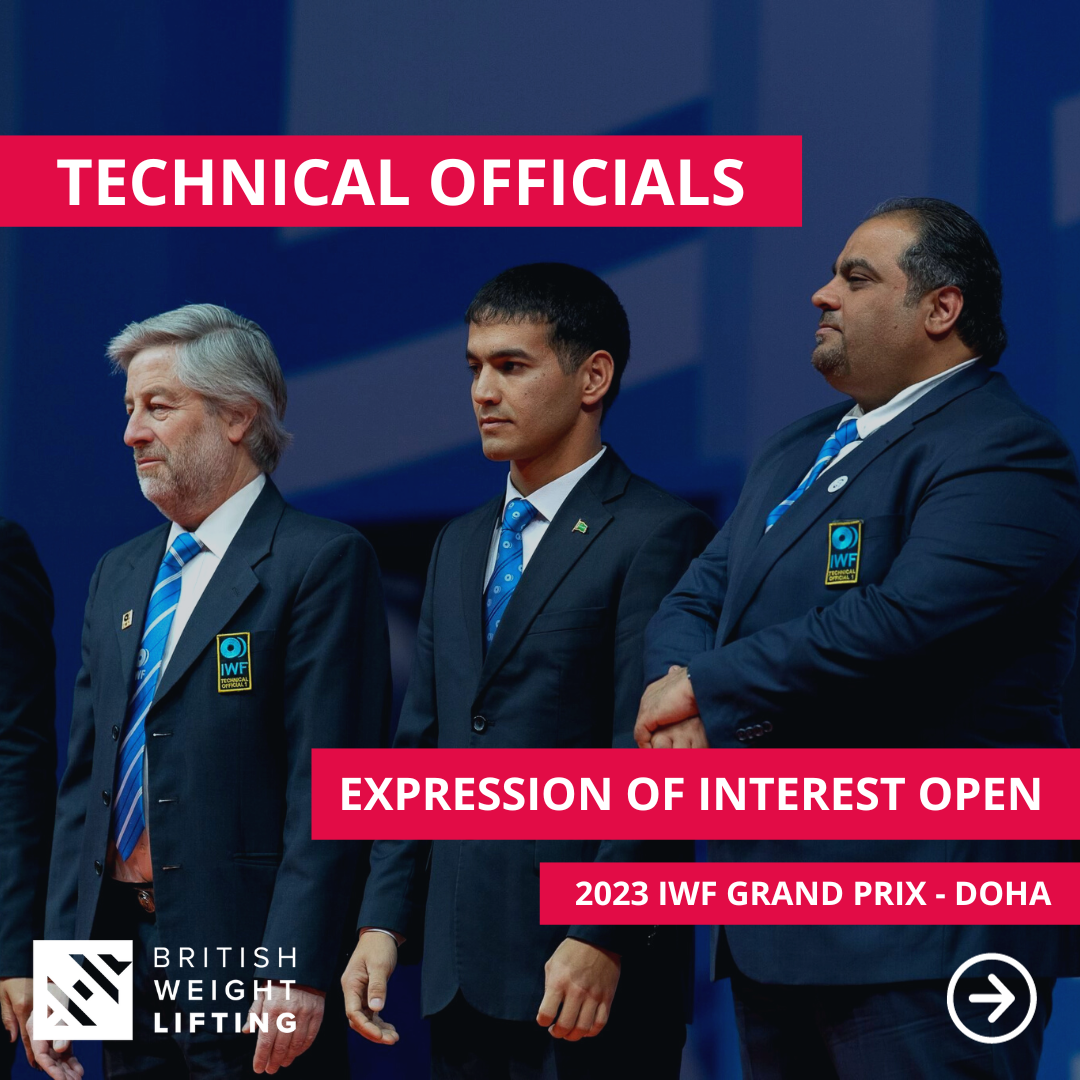 2023 IWF Grand Prix, Doha - Expression of Interest - TO 