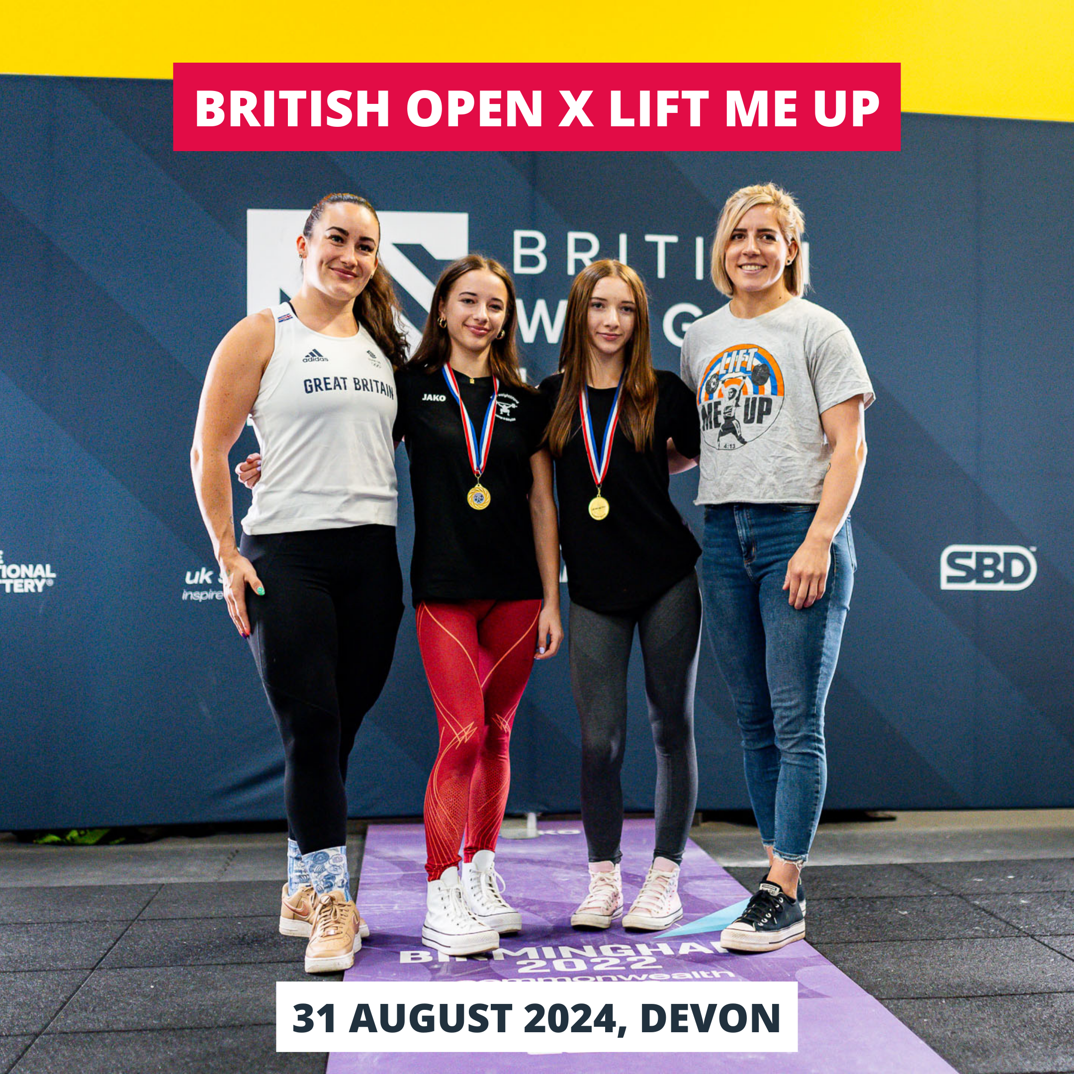 British Open x Lift Me Up – 31 August 2024 (Devon)