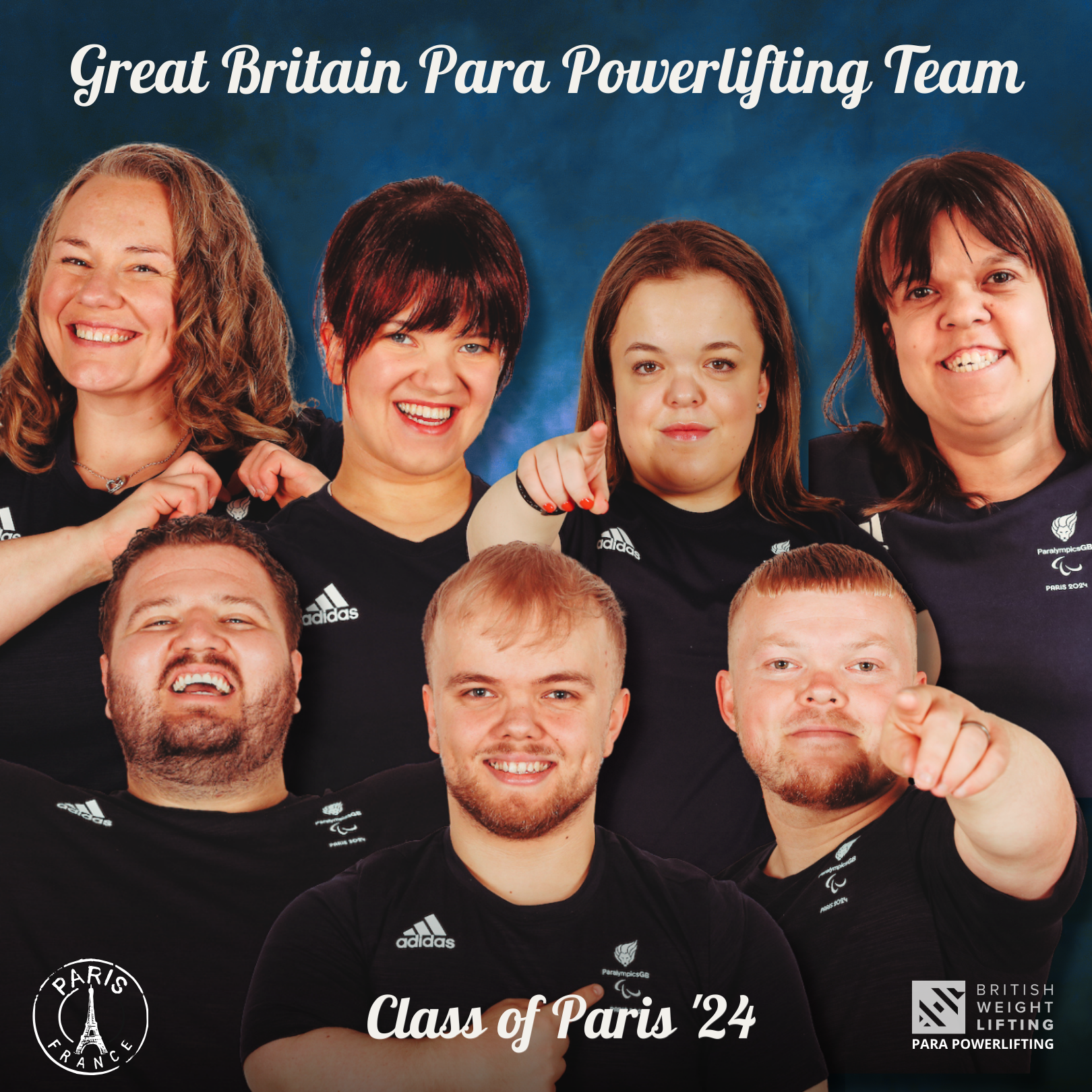 Para Powerlifting Squad for Paris 2024 Paralympic Games