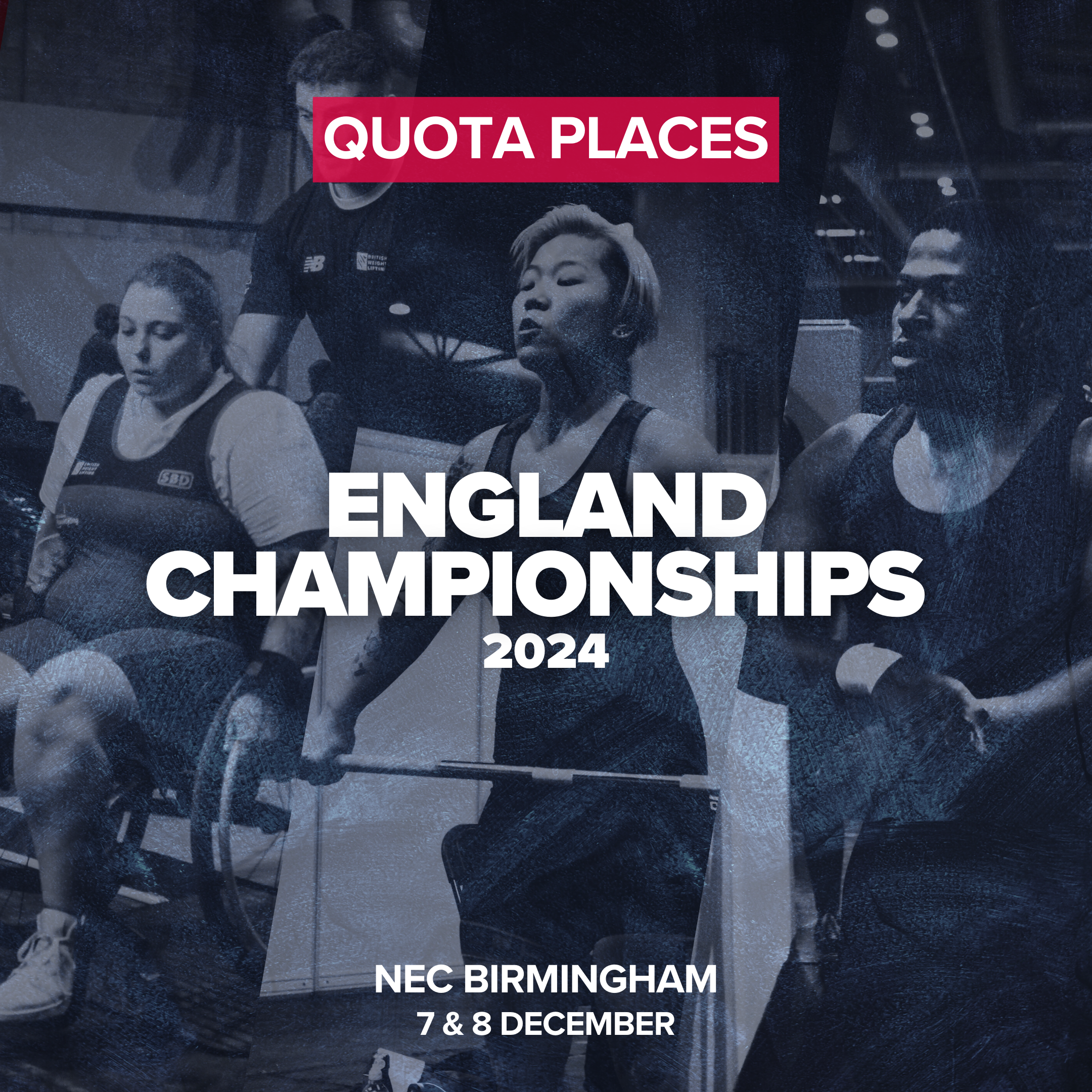 England Championships: Quota places