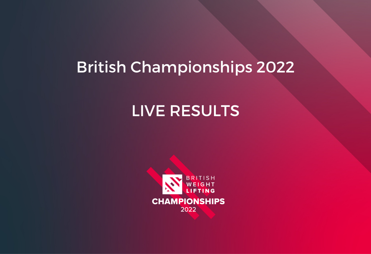 British Championships 2022 Live Results
