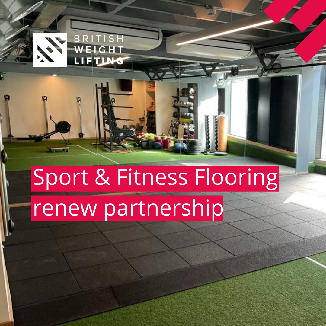 Sport and Fitness Flooring renew partnership with British Weight Lifting