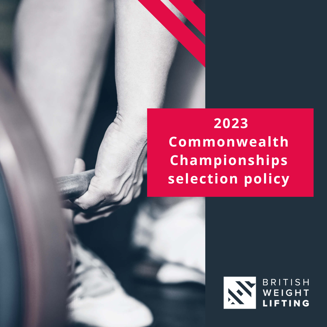 2023 Commonwealth Championships Selection Policy