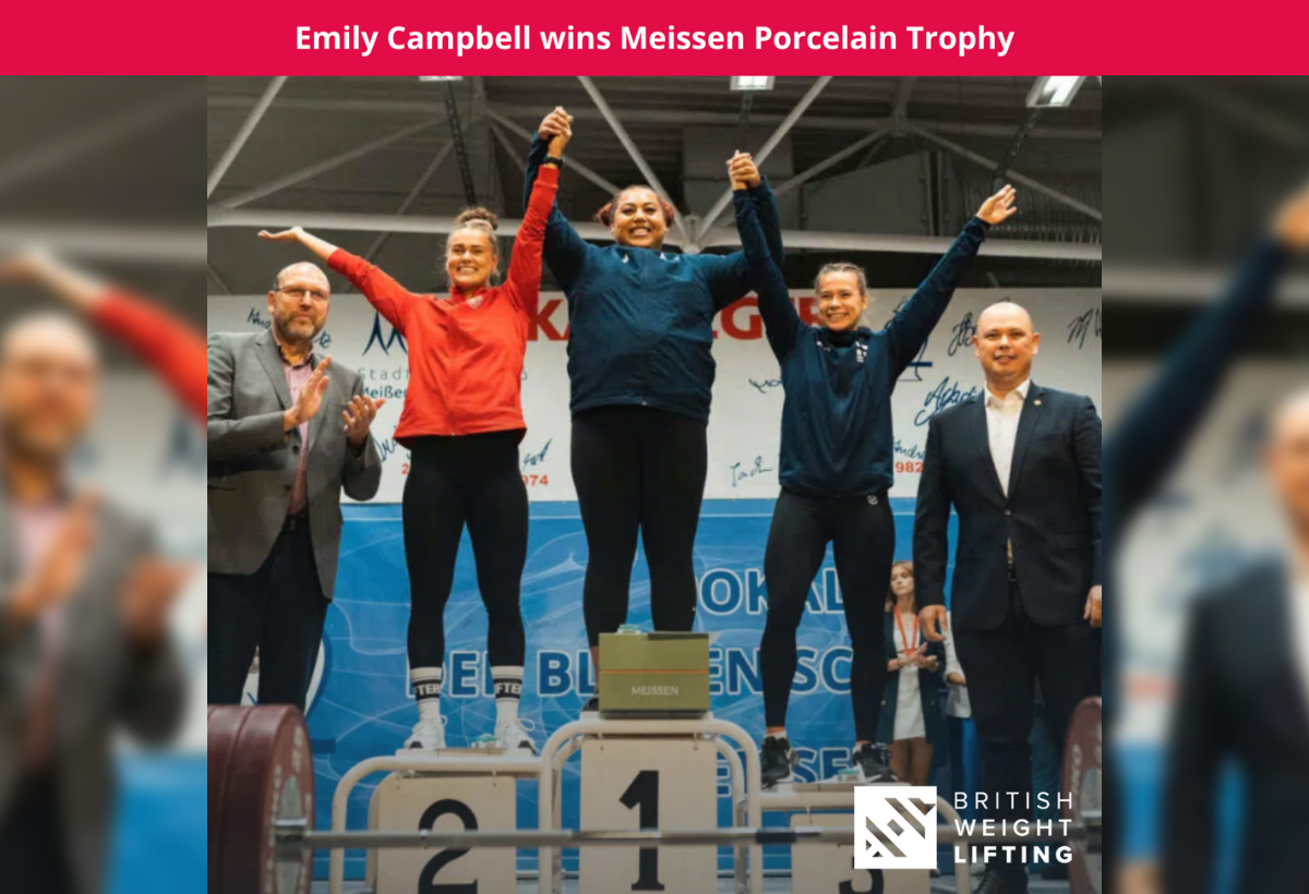Emily Campbell wins Meissen Porcelain Trophy