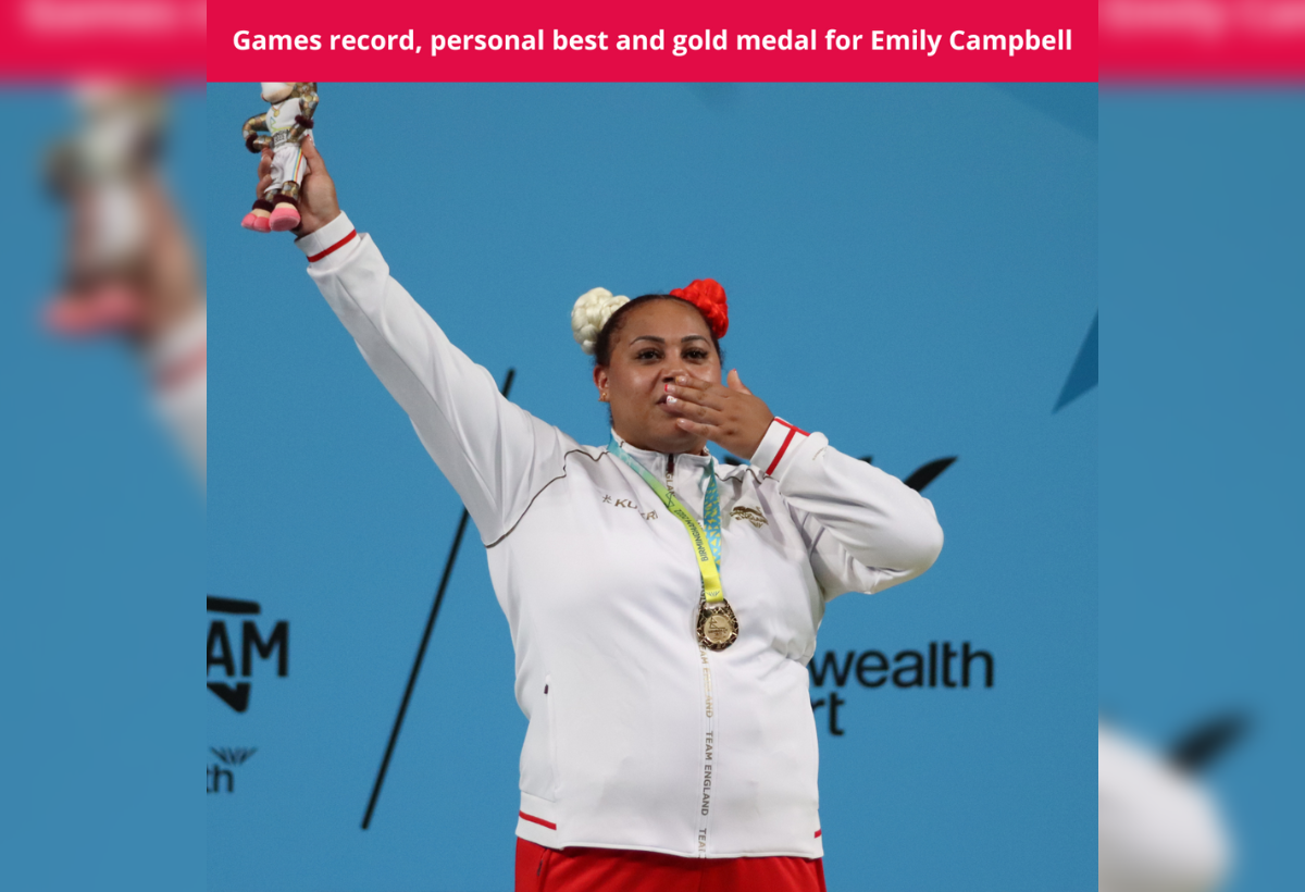 Gold medal for Emily Campbell with record breaking performance