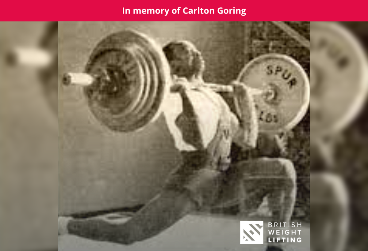 In memory of Carlton Goring