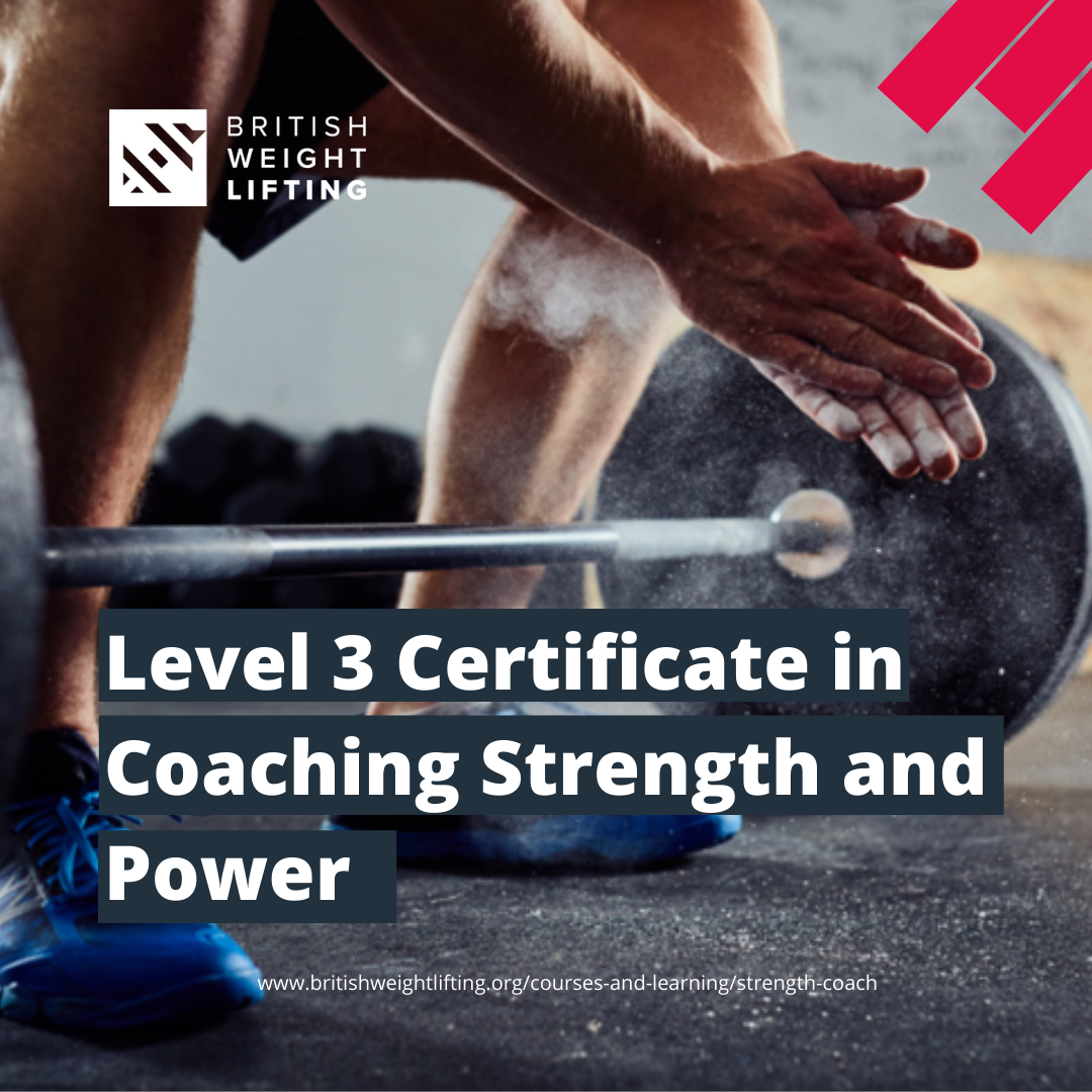 NEW Level 3 Strength and Power Coaching Course launched