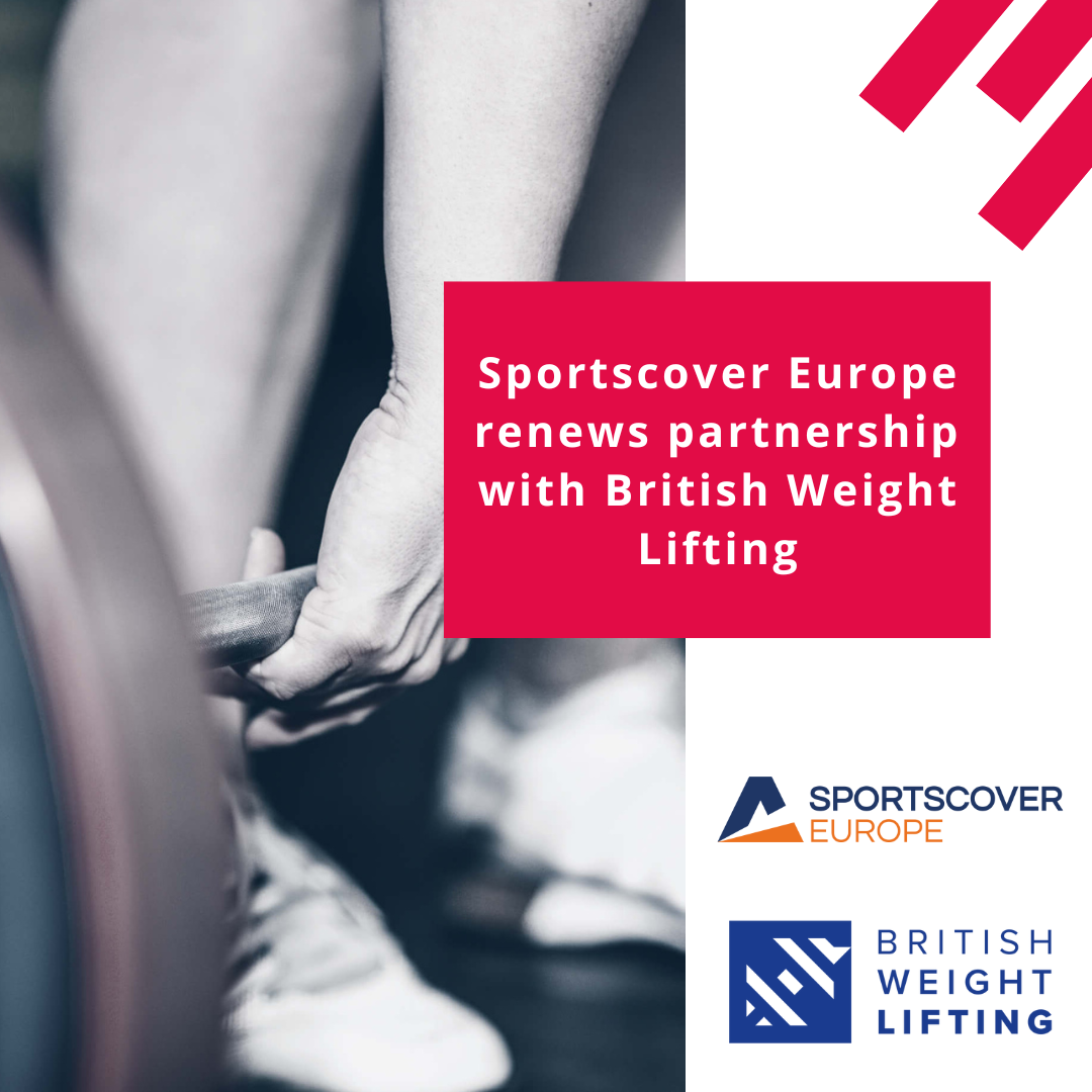 Sportscover Europe renews partnership with British Weight Lifting 