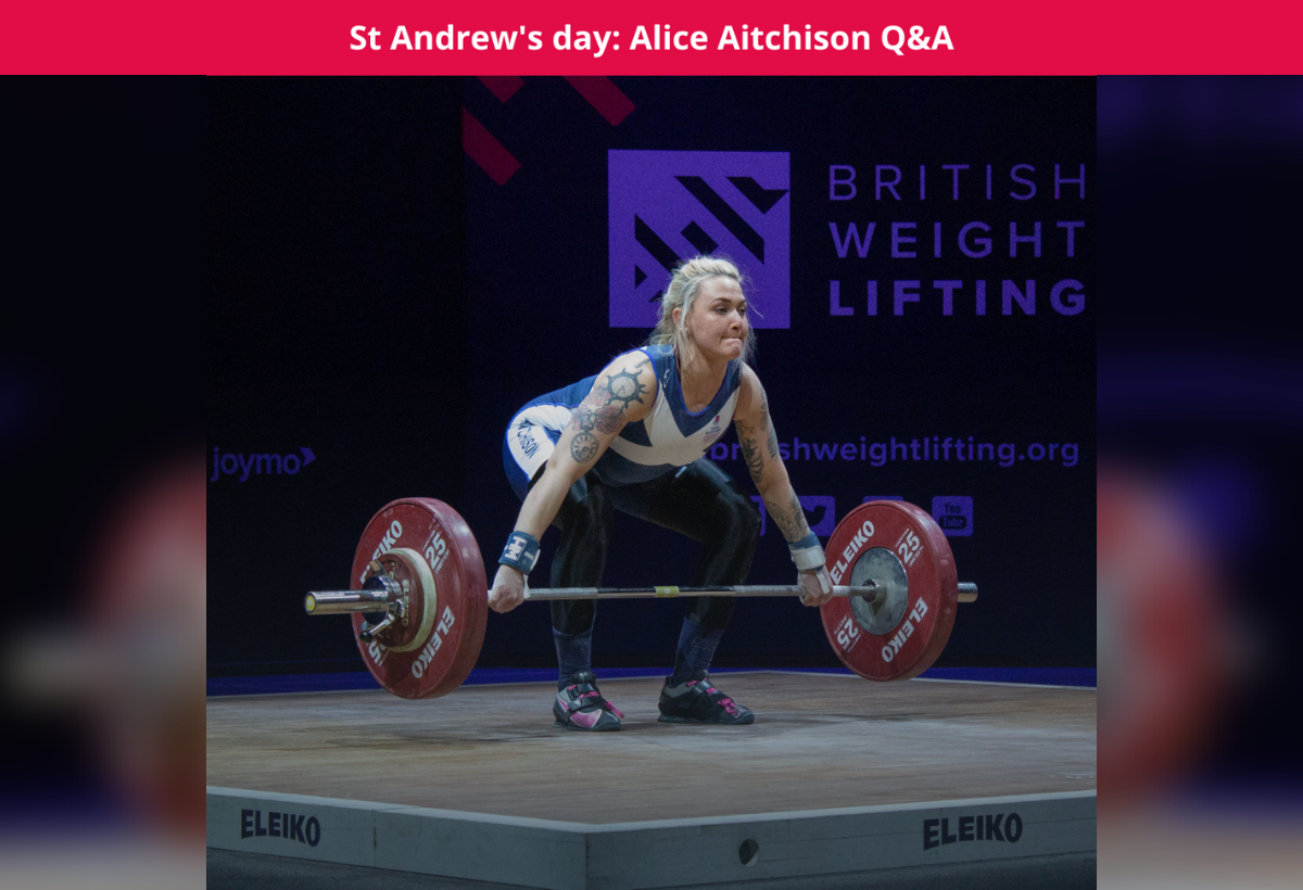 St Andrews Day: Alice Aitchison Q&A