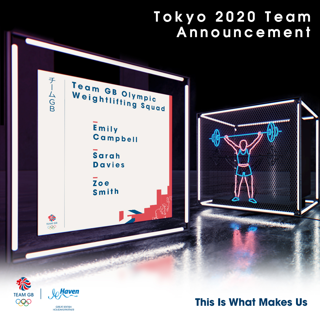 Three Olympic weightlifters named for Tokyo 2020