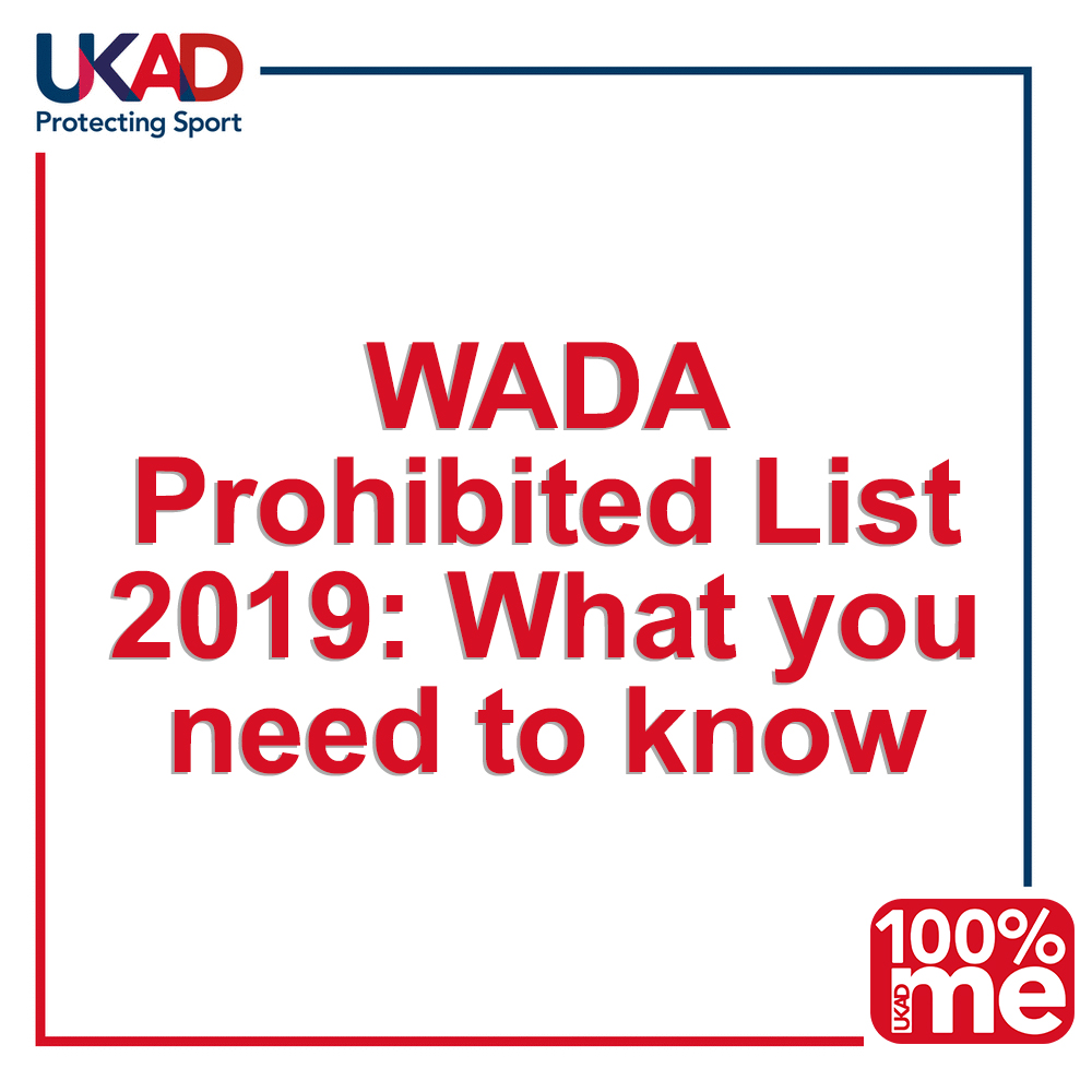 WADA Prohibited List 2019: What you need to know