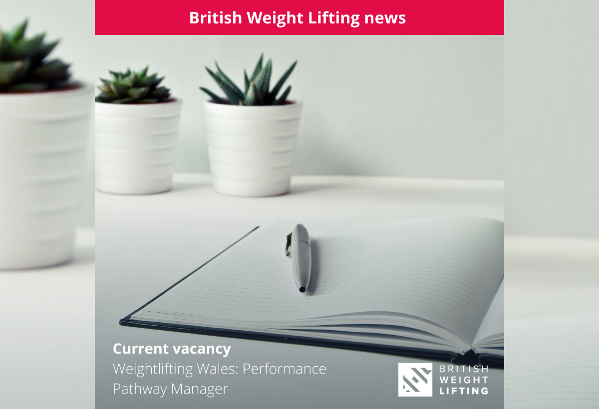 Weightlifting Wales Vacancy
