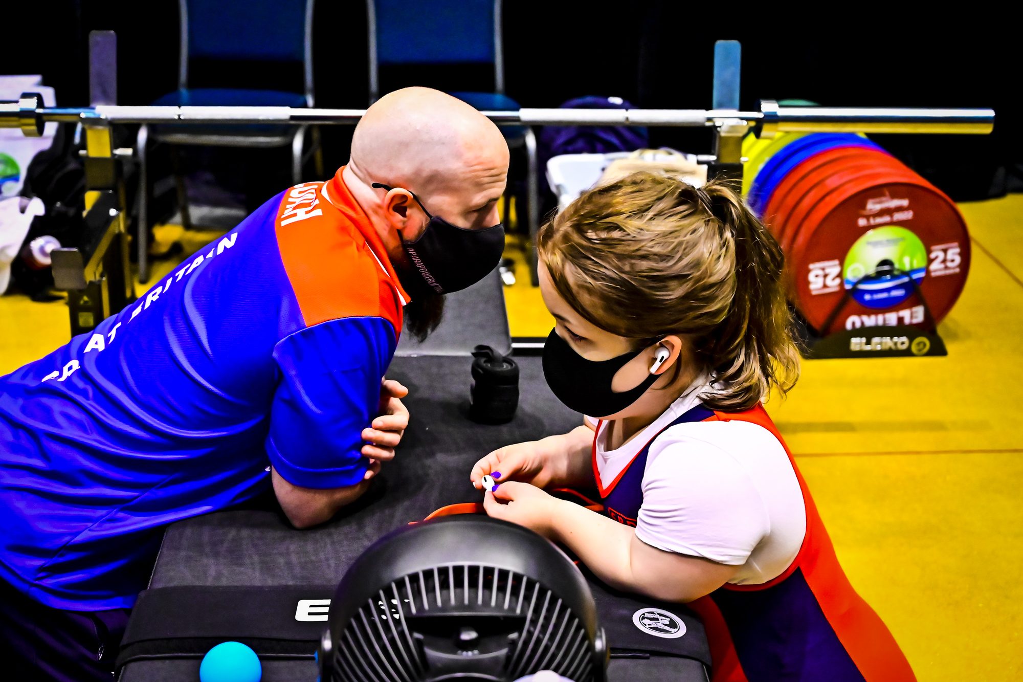 Lottie McGuinness and coach Ben Richens