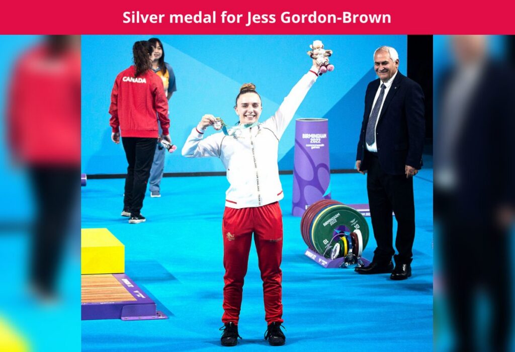 Jess Gordon Brown takes silver on day two of the Commonwealth Games