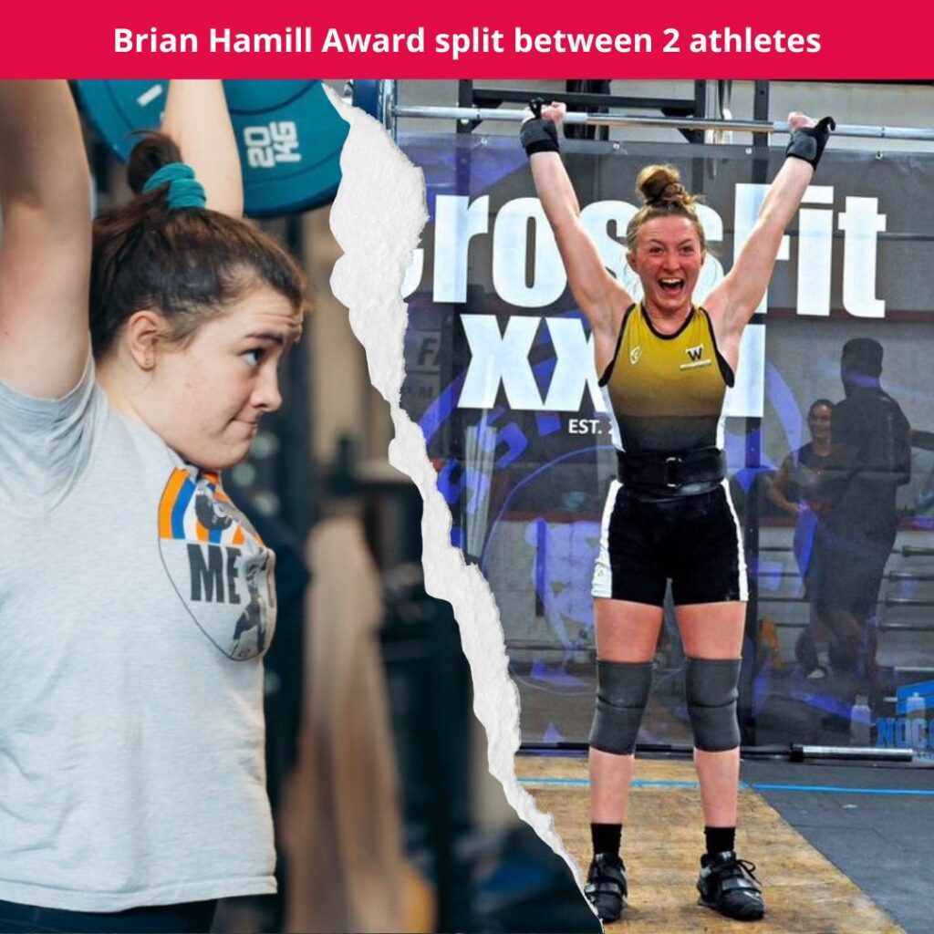 Brian Hamill award granted to two weightlifters