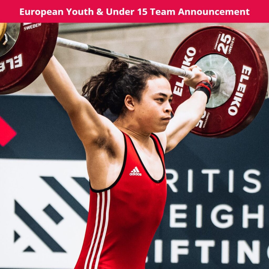 European Youth and Under 15 Championship 2023 Team Selection