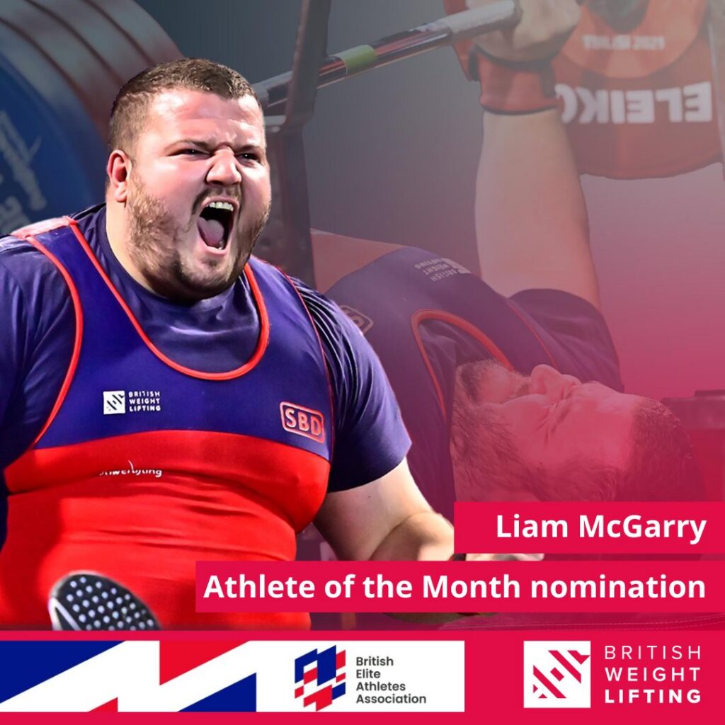 Liam McGarry up for Athlete of the Month