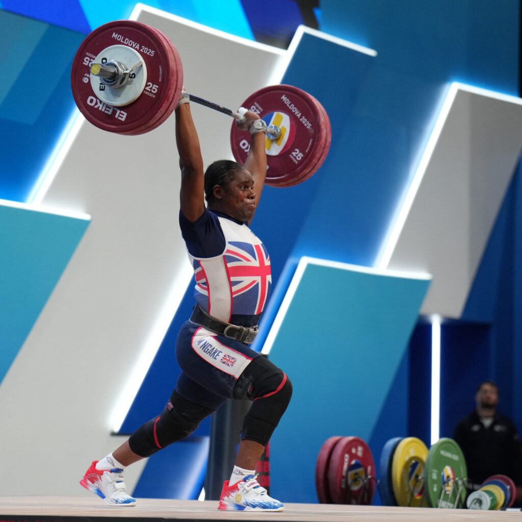 Madias Ngake wins Clean & Jerk bronze at the 2025 European Championships