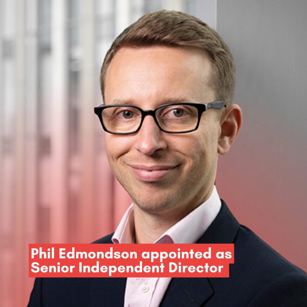 BWL Appoints Phil Edmondson as Senior Independent Director