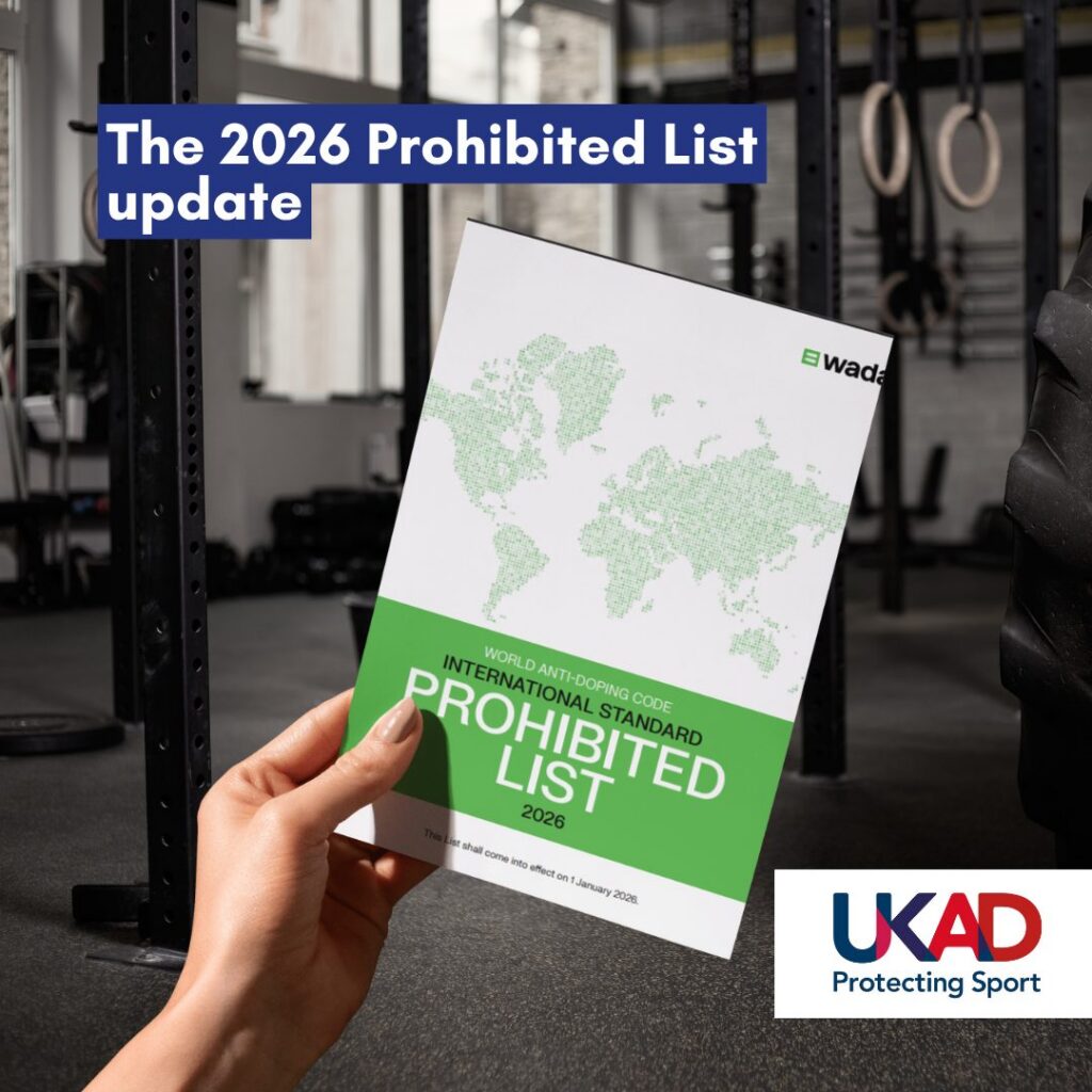 Updates to the 2026 Prohibited List
